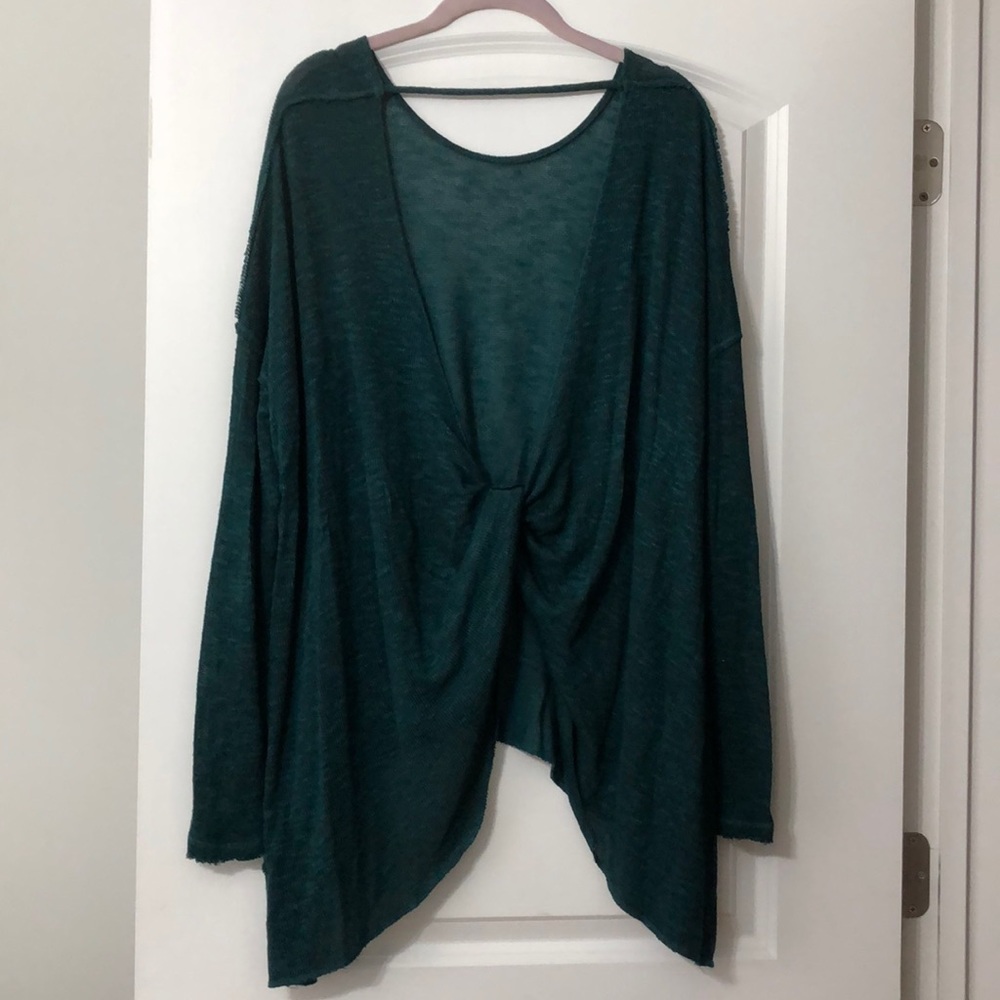 Free People open back shirt